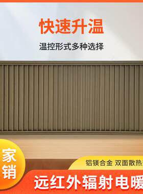低温远红外线辐射型电暖气工程款防腐电暖器可落地可壁挂过热断电