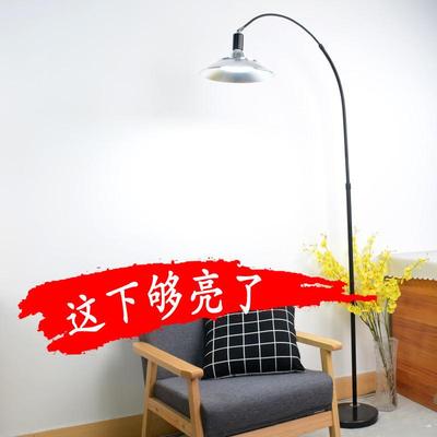 高亮落地灯大功率工矿灯钓鱼麻将灯植物灯架客厅餐桌落地台灯