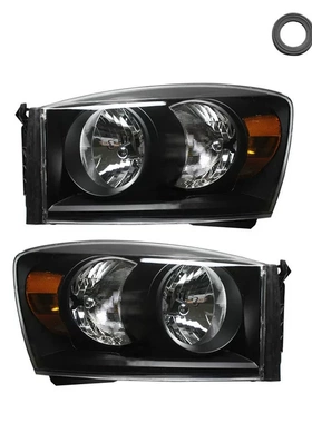 适用于道奇RAM2500 07 08 02-15年大灯四门3前大灯壳大灯LED总成