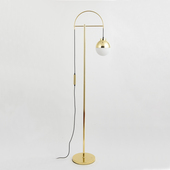 后现代简约玻璃圆球艺术设计师客厅样板间酒店卧室书房装 饰落地灯