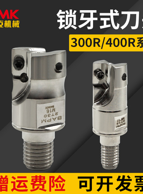 内冷锁牙式17R0.8锁牙头BAP300R/400R可换式螺纹头配钨钢抗震刀杆