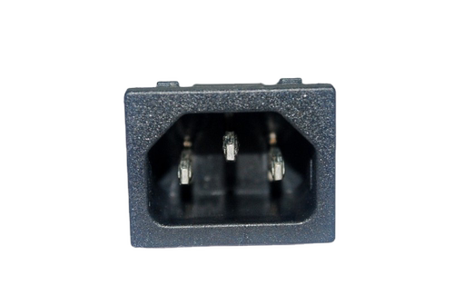 品字公头插座元件 工业用电源插座端子 嵌入式三脚插头配件SS-120