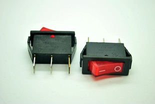 船型翘板开关 3脚带灯电源控制端子按钮模块I/O 15A250V 791BT85