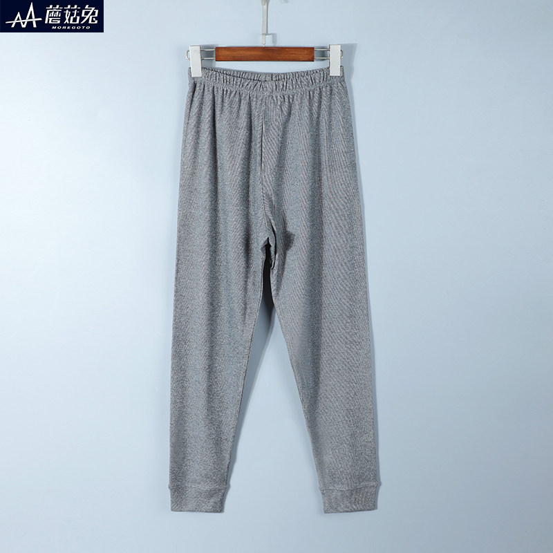 胖男童德绒裤子双面薄绒秋冬款宽保暖裤