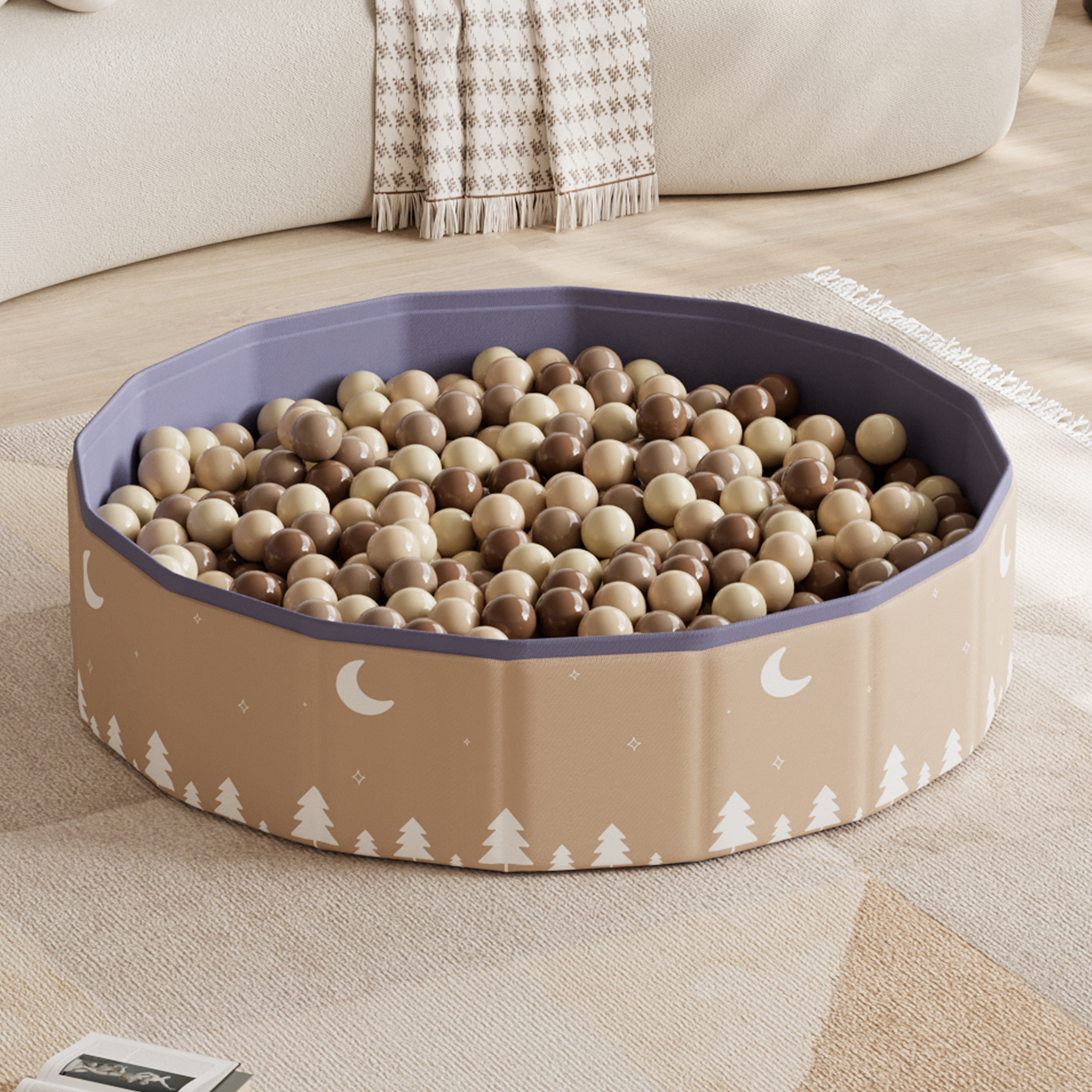 乐婴坊海洋球池室内婴儿可啃咬波波球弹力婴儿童玩具加厚安全无味