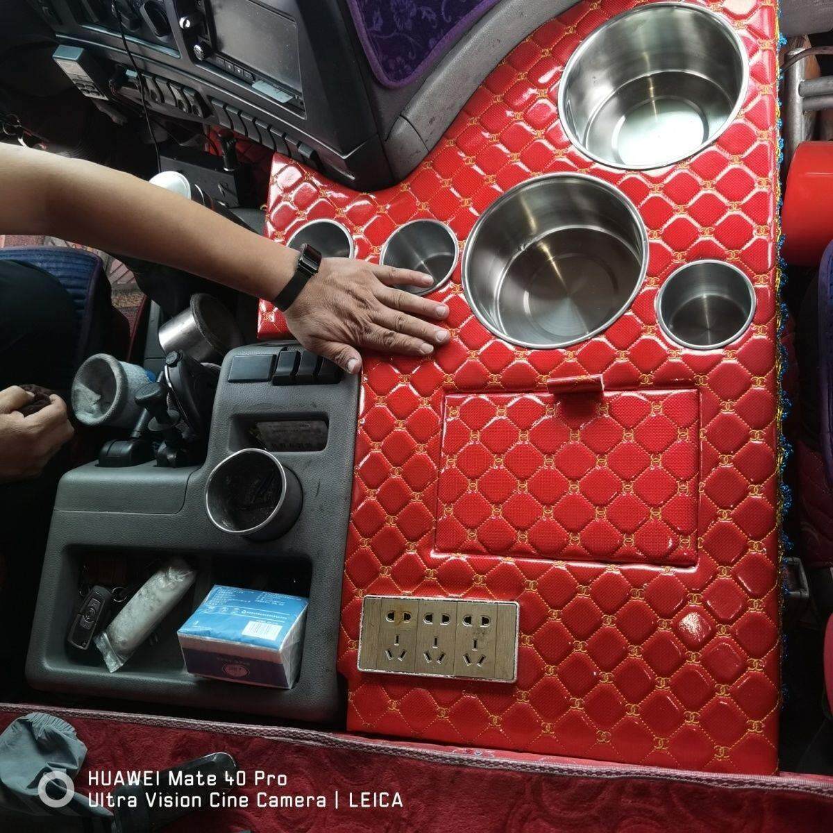 大货车暖壶架东风天龙轻盈版水杯座天龙VL KL专用装饰用品装潢