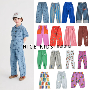 ins爆款26春夏新款BC系列北欧风 男女儿童休闲运动裤 打底裤