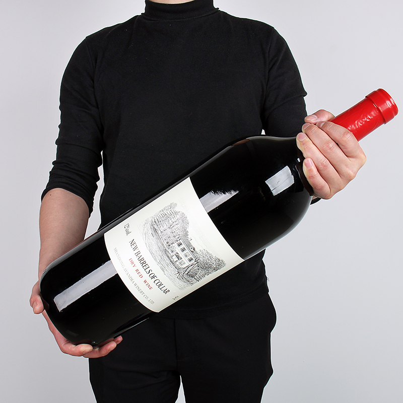 5L超大瓶红酒10斤原酒新桶领干红葡萄酒聚餐红酒摆设大红酒