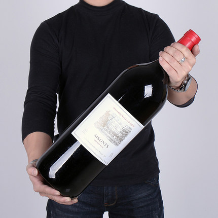 5L超大瓶红酒10斤原酒蒙轩士干红葡萄酒聚餐红酒摆设十斤大红酒