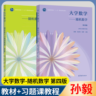 吉林大学 大学数学随机数学 第四版 孙毅 高彦伟 张静 高等教育出版社 普通高等教育规划教材配套习题课教材例题解析练习题2本套