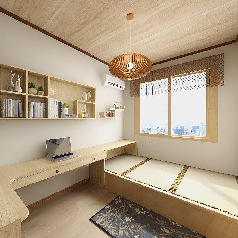 定制合肥日式榻榻米定制整体实木和室全屋衣柜书柜日式移门推拉门