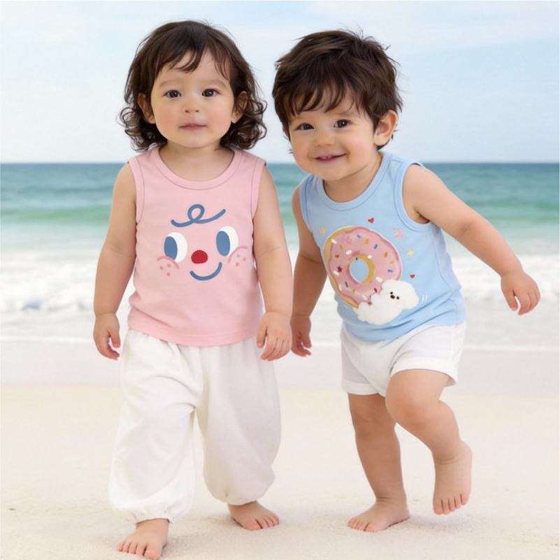 WHYLOOK宝宝背心衣服纯棉男孩女童无袖外出透气T恤夏季薄款洋气新,童装/婴儿装/亲子装,背心吊带,淘宝优惠券,粉丝福利购,淘宝优惠卷