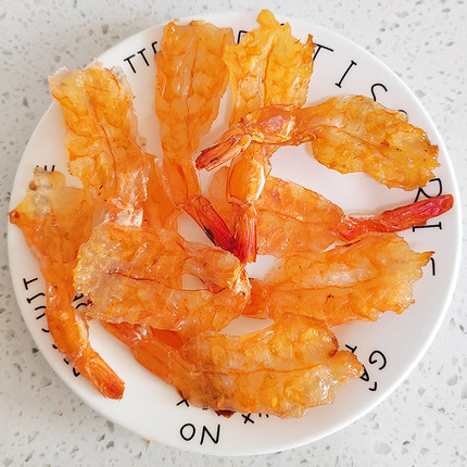 网红即食凤尾开背虾干250g健康烤碳烤休闲孕妇营养加班劲道零食