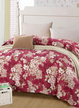 全棉碎花200x230cm两米乘两米三2米x2米3被套单件2米x230纯棉