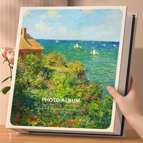 混合尺寸大容量竖版家庭旅行相册