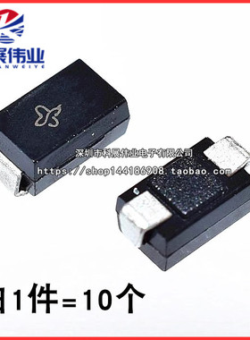 单/双向 SMAJ6.5A SMAJ6.5CA SMA 丝印：AK/WK TVS瞬态抑制二极管