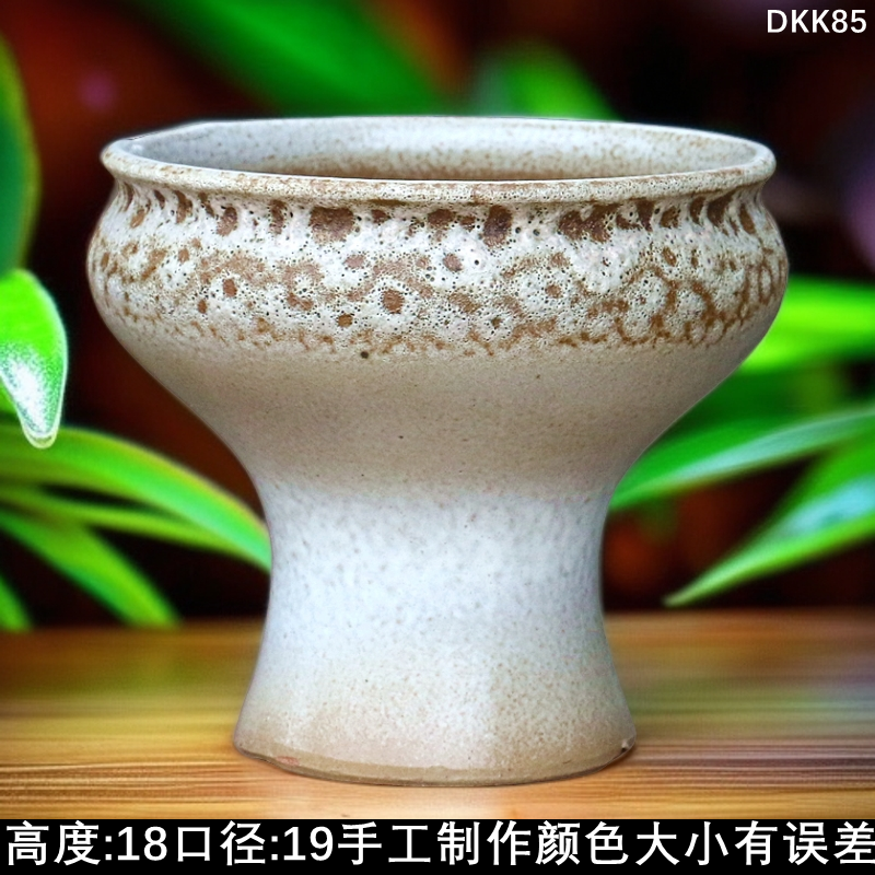 手工粗陶大口径火锅花盆尾货清仓