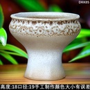 网红蘑菇盆特价 清仓手工粗陶特大口径火锅盆绿植多肉花盆陶瓷花盆