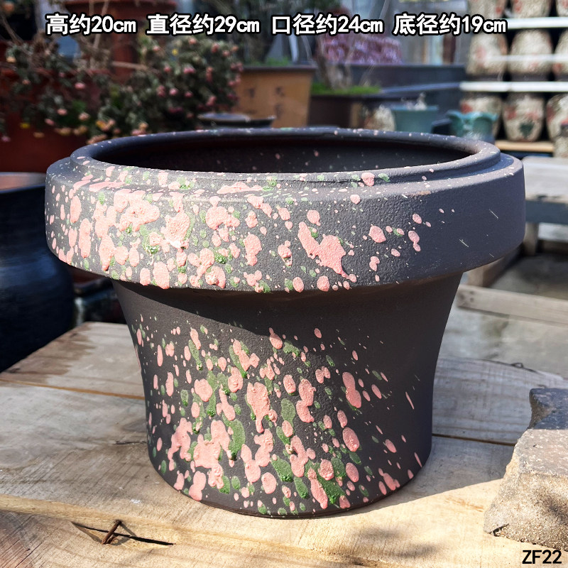 深色火锅盆特大号多肉盆蘑菇特大号法师花盆清仓陶盆超级大号,鲜花速递/花卉仿真/绿植园艺,花盆,淘宝优惠券,粉丝福利购,淘宝优惠卷