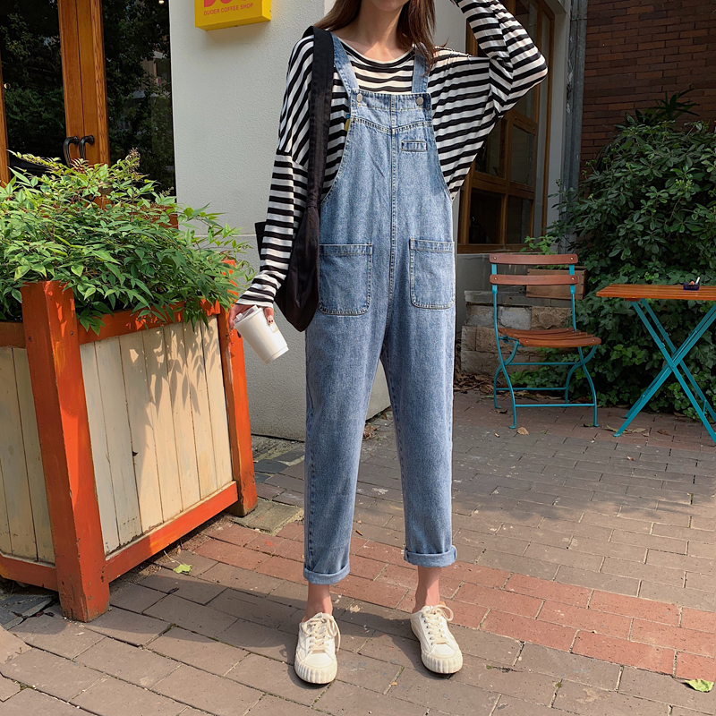 Real price 2021 new Korean Retro High Waist loose age reducing Capris