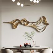 客厅背景墙简约现代金属挂件墙面壁饰卧室壁挂墙饰立体挂饰