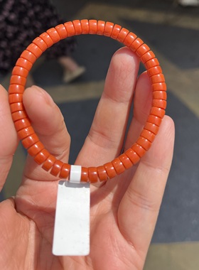 天然南红玛瑙手链转运珠单圈手串