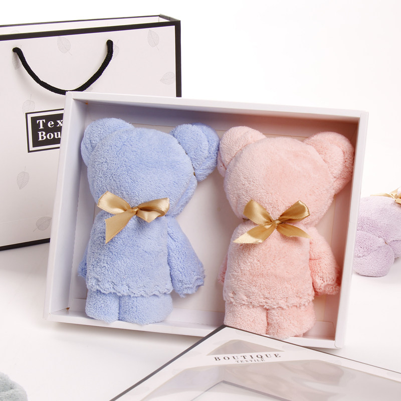 吸水礼盒珊瑚绒毛巾伴手礼