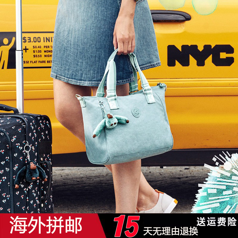 海外代购kipling斜挎包女款轻便帆布包新款百搭手提单肩包|AMIEL