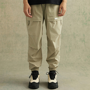 潮牌休闲裤 超轻量束脚裤 男 户外透气轻薄 WOW大家车夏季