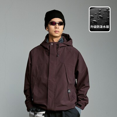 意志驱动连帽秋冬宽松夹克