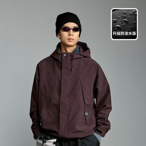 意志驱动连帽秋冬宽松夹克