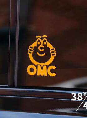 OMC车贴汽车文化创意车贴防水镂空小众设计装饰车品 OH MY CAR