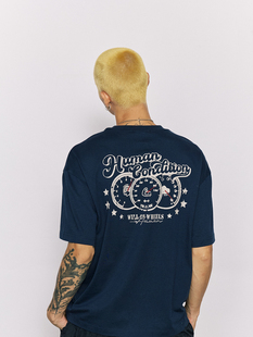 WOW意志驱动爱车汽车文化【人类三联表短袖】美式街头宽松T恤男