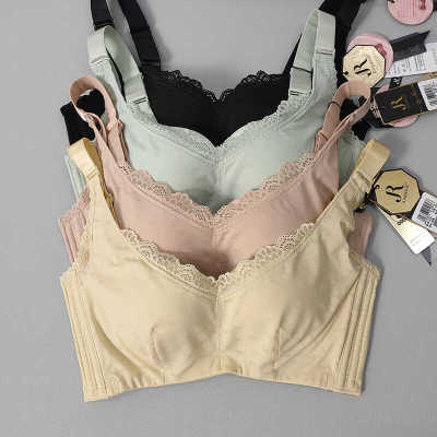 新款聚拢内衣六月玫瑰侧收副乳