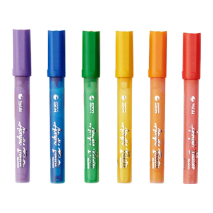 STA斯塔二代丙烯马克笔彩虹笔防水手绘DIY画鞋衣服鞋子丙烯颜料笔美术专用100色荧光高光彩色涂鸦笔学生套装