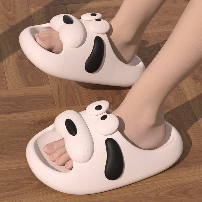 卡通修狗拖鞋女夏季洗澡室内居家新款情侣防滑外穿可爱少女感凉拖