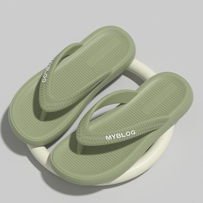 踩屎感户外夹脚人字拖女夏季