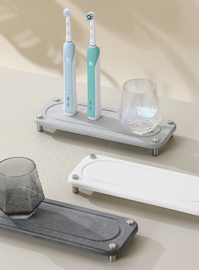 硅藻泥杯垫防滑吸水杯垫简约纯色吸水速干硅藻土酒店宾馆浴室杯架