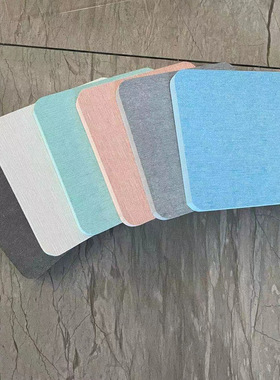 硅藻泥杯垫吸水垫台面漱口杯牙刷杯垫硅藻土杯垫卫生间洗手台速干