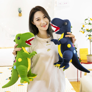 恐龍毛絨玩具男生公仔睡覺女孩布娃娃兒童玩偶生日禮物可愛抱枕