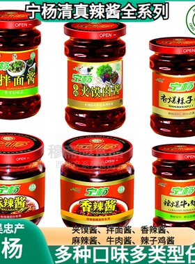 1瓶起宁杨夹馍牛肉香菇拌面辣子鸡酱清真食品麻辣酱香辣酱牛肉酱