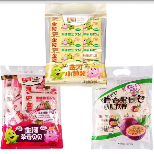 宁夏金河酸奶90g/袋百香果