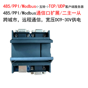 Modbus-485-PPI转以太网口 适用西门子485通讯扩展集线器二主一从
