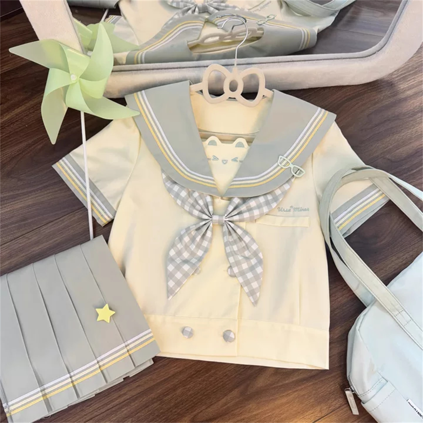 【薄巧萌莓】忘刊JK原创水手服学生校服