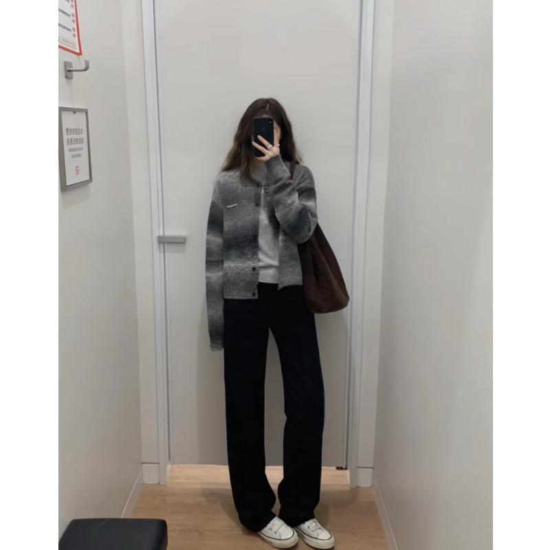 【超爱直筒裤】黑色高腰显瘦西装长裤女通勤百搭秋冬女裤修饰腿型