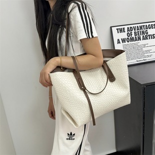 編織紋包包2025跨境女大容量單肩腋下包復(fù)古時尚 8年老店 通勤