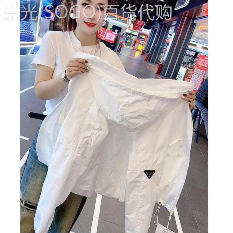 白色夹克外套女春秋款2025欧货运动休闲棒球服短款风衣薄款冲锋衣