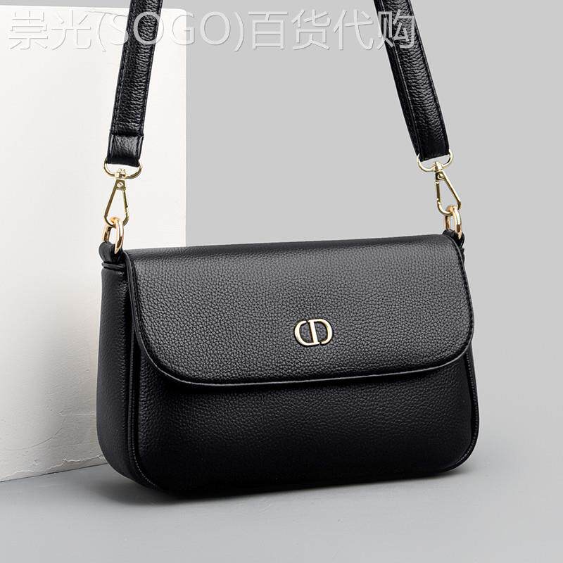 香港真皮包包女2026新款中年妈妈包斜挎包女士时尚百搭软皮手机包