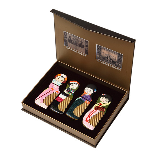 白象梳篦可爱小女孩伴手小礼品