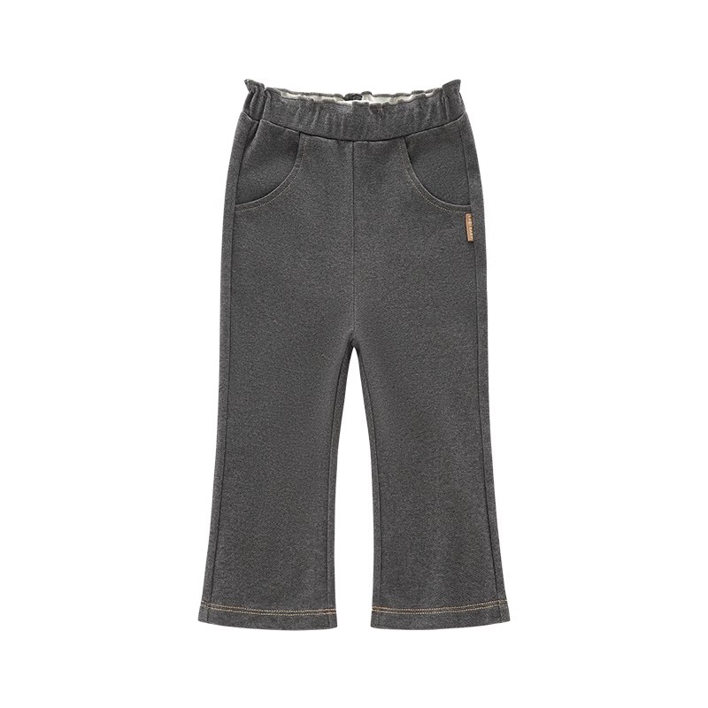 拉比裤子春秋新款微喇叭裤